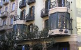 Katalánsko a Barcelona - komb. doprava - Španělsko, Barcelona, secesní dům
