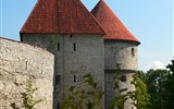 Estonsko - Pobaltí - Estonsko - Tallinn - dochované zbytky opevnění hanzovního města z 13. až 15.století