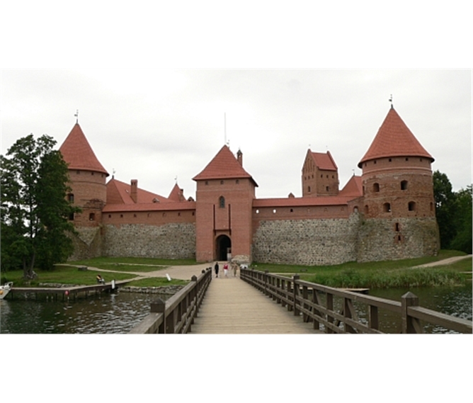 Kouzlo Pobaltí, Petrohrad a Finsko letecky - Pobaltí, Litva, Trakai, pevnost