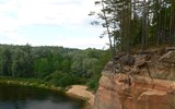 Národní parky Pobaltí a estonské ostrovy 2022 - Pobaltí, Lotyšsko, NP Gaujas, Erglu, útesy