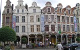 Pikardie, toulky v Ardenách, koupání v La Manche 2022 - Francie-  Pikardie - Arras, domy ve vlámském slohu ze 17.-18.stol.