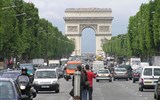 Památky UNESCO - Francie - Francie, Paříž, Champs Elysées a Vítězný oblouk