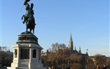 Adventní Vídeň, Schönbrunn, trhy a výstava Modigliani  2021 - Rakousko, Vídeň, okolí radnice