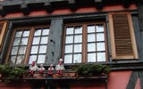 Colmar - Francie, Alsasko, Colmar, detail domu