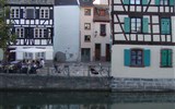Europapark a Štrasburk - Francie, Alsasko, Štrasburk, domy u kanálu