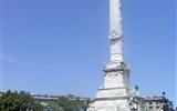 Bordeaux - Francie - Atlantik - Bordeaux, náměstí Esplanade de Quinconcens, památník Monument aux Girondins, 1864-1902