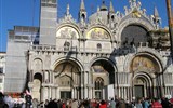 Památky Benátek - Itálie - Benátky - San Marco s hýřivou nádherou průčelí
