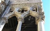 Benátky a ostrovy a památky 2023 - Itálie -  Benátky -  detail dožecího paláce