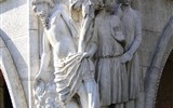 Benátky, ostrovy, slavnost gondol s koupáním 2023 - Itálie - Benátky - Dožecí palác, detail Noemova opilství