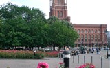Berlín, velká muzejní a galerijní noc 2022 - Německo - Berlín - radnice na Alexanderplatzu