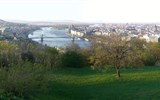 Budapest, památky a termální lázně, výstava Cézanne - Maďarsko - Budapešť - pohled na město z vrchu Géllert