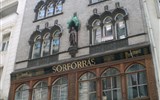 Říjnová Budapešť a Dunajský ohyb s koupáním - Maďarsko, Budapešť, Váczi útca, secese