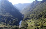 Černá Hora, národní parky a moře, privátní domy 2022 - Černá Hora, kaňon řeky Tara