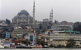 Památky UNESCO - Turecko - Turecko - Istanbul - Sulejmanova mešita, postavena 1550-1557 pro Sulejmana Nádherného