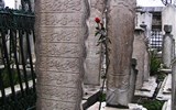 Istanbul - Turecko, Istanbul, náhrobní kameny u Sulejmanovy mešity
