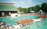 Vánoce v termálech Harkány 2021 - Maďarsko, Harkány, lázně - venkovní bazén
