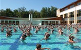 Silvestr v termálech Harkány 2024 - Maďarsko - Harkány - termální lázně, cvičení v bazénu