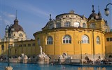 Budapešť, Györ, Mosonmagyaróvár, víkend s termály 2021 - Maďarsko - Budapešť -  termální lázně Szechényi, secesní stavba moderně renovovaná