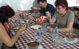 Hortobágy - Maďarsko, NP Hortobágy, jídlo v čárdě