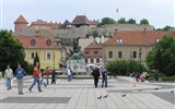 Eger, Tokaj,  víno a termály - Maďarsko, Eger, hrad nad městem