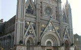 Ischia, ostrov termálů - Itálie - Umbrie - Orvieto, průčelí katedrály