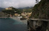 Přímořské Alpy, údolí zázraků, vesnice UNESCO - Itálie, Ligurie, Cinque Terre - Monterosso