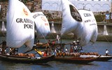 Porto, víno, památky a řeka Douro 2021 - Portugalsko - Porto - lodě které v minulosti vozili známé portské