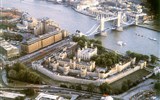 Londýn a královský Windsor letecky 2021 - Velká Británie - Anglie - letecký pohled na střed Londýna