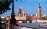 Anglie - Velká Británie - Anglie - Londýn - Westminsterský palác, Parlament a Big Ben