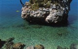 Korsika, rajský ostrov 2022 - Francie - Korsika - azurové a průzračné moře