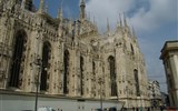 Lombardie - Itálie - Miláno - největší gotická katedrála  na světě, 1386-1577, ale úplně dokončena až 1858
