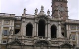 Řím, věčné město 2022 - Itálie - Řím - bazilika  Santa Maria Maggiore, 432-40, později několikrát přestavěná, zvonice ze 14.století