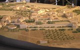 Hadriánova vila - Itálie - model Hadriánovy vily v Tivoli